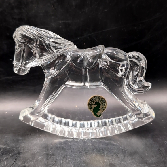 Genuine Waterford Crystal 5" Rocking Horse - Picture 1 of 10